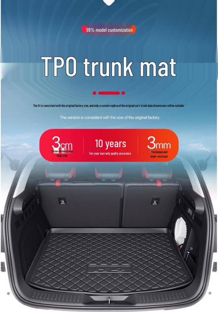 Haval H4 TPE Rear Trunk Mat for Car Interior Modification