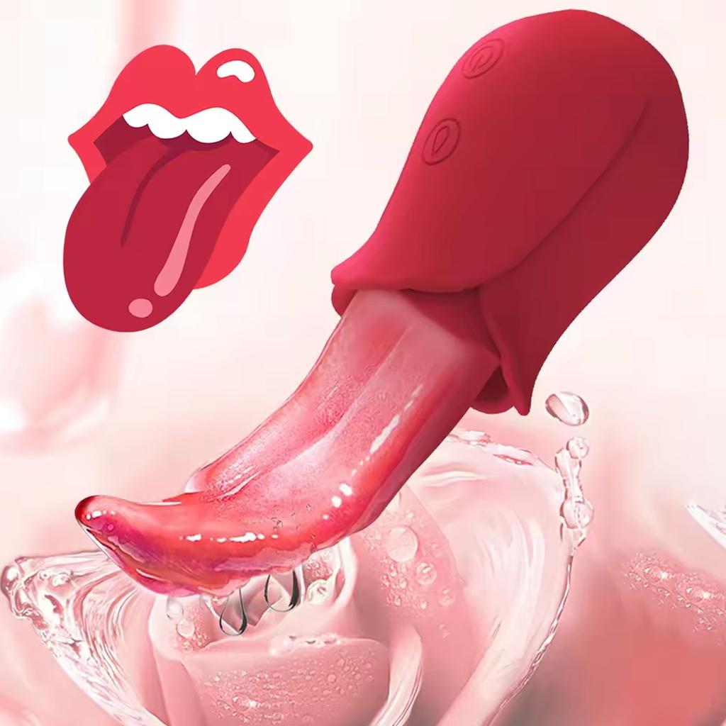 Vibrator Tongue Licking G Spot Vibrator Sex Toys Clitoris Massager for Women Vibrating Nipple Vagina Stimulator for Female Adult