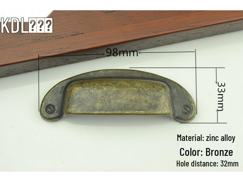 Vintage Muschel Schubladengriff für chinesische & europäische Schränke