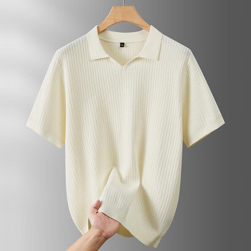 Dibinze Men's Plus Size Short Sleeve Polo Shirt