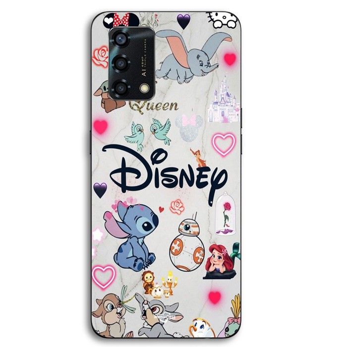 Coque Pour Oppo A95 Disney personnages Stitch Ariel Dumbo Maniacase
