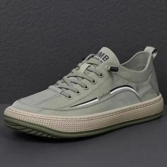 2024 Herren Casual Sneakers Lace Up Trendy Original Casual Brand Flache Schuhe Herren Sommer Bequeme Segeltuchschuhe Tenis Masculino