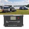 PWM Solar Charger Controller 20A Solar Panel Regulator Black Energy Controller for RV Accessories