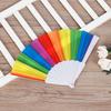 5Pcs Handheld Folding Fan   Hand Fan Stage Performance Party Decoration