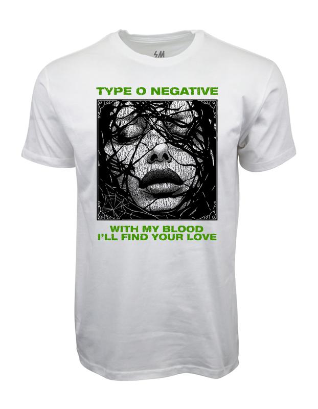 TYPE-O-Negative s Ton With My Blood Graphic Unisex T-Shirt XXL