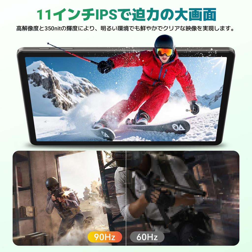 16 New for T50WiFi 90Hz FHD Large Widevine L1 Netflix Android Camera with Face 8000mAh 5G LINE Video Streaming [Android 11-inch Tablet, 2026] Model,