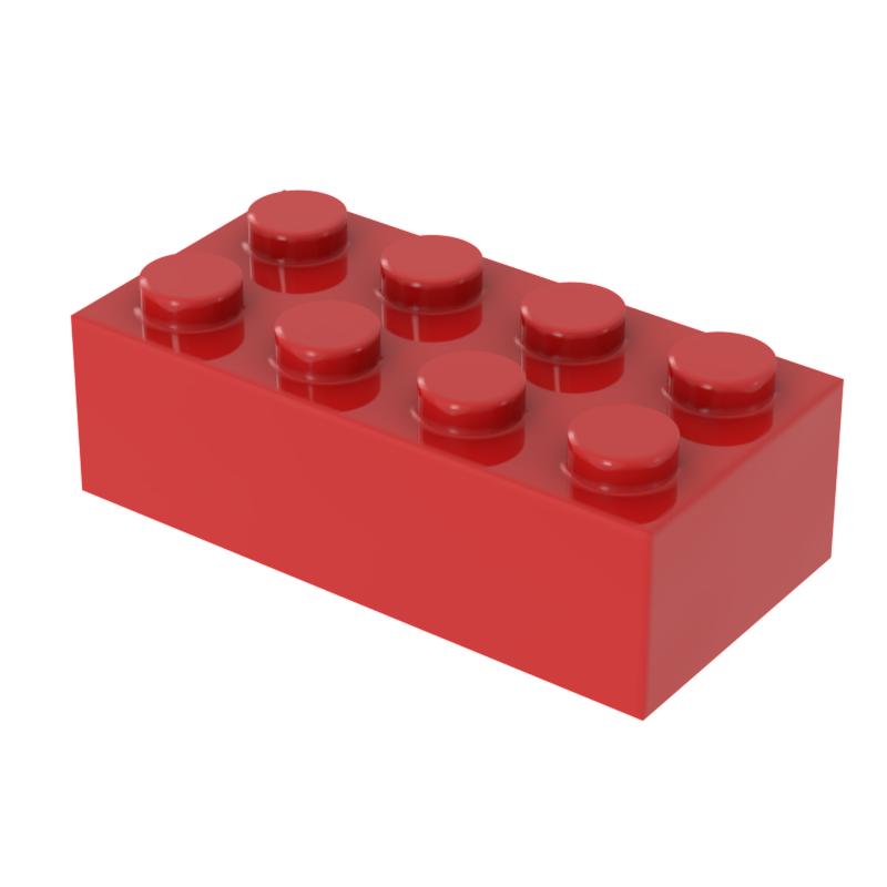 [FunBrick] 10/30/50PCS DIY 2x4 Dots Compatible With 3001 Building Blocks Bricks 2*4 Dots Educational Creative Size Toy