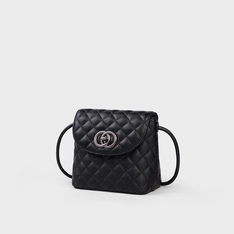 2025 New Autumn Winter Genuine Leather Women's Bag Crossbody Bag Bucket Bag Quilted Small Bag Shoulder Bag Tote Bag