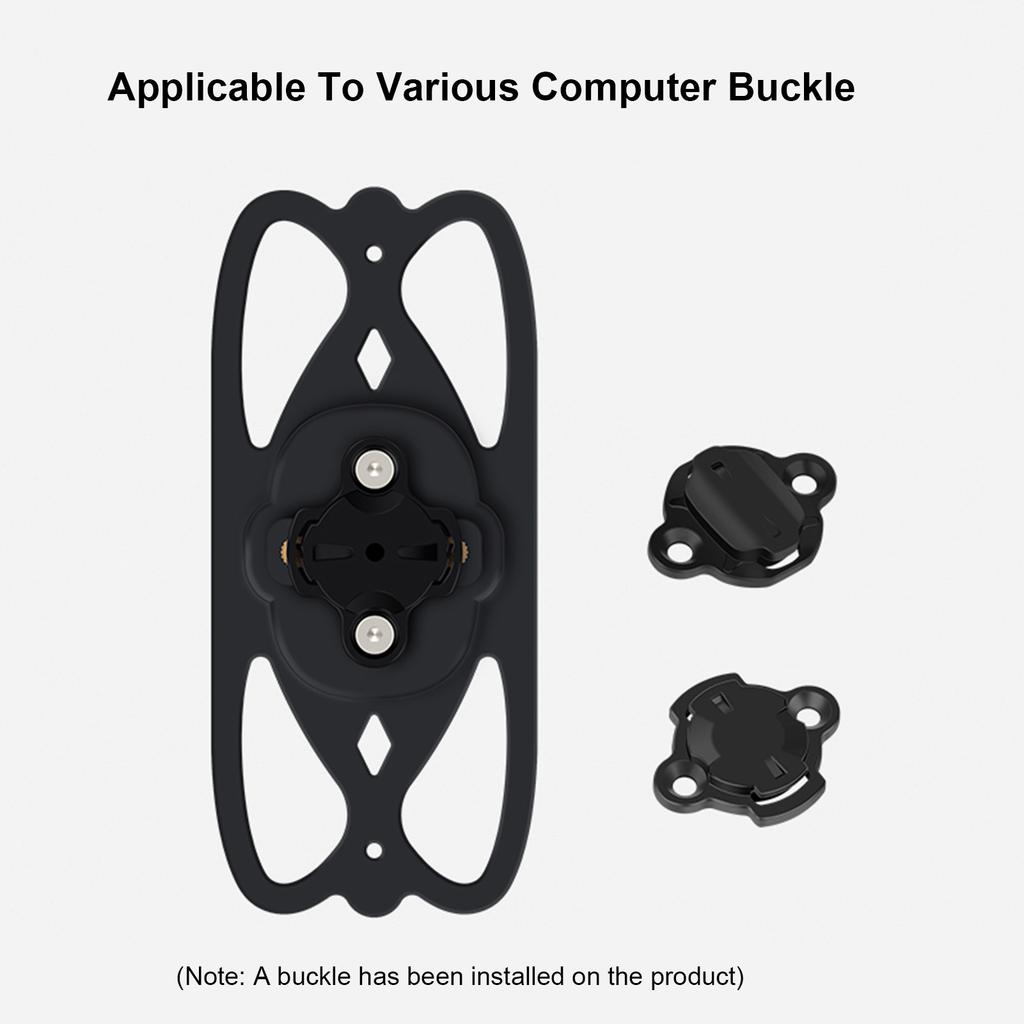 Handlebar Cell Phone Holder Silicone Bike Phone Holder Shockproof Stable Hands  Navigation Compatible with Computer Mount