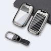 For Lexus Is Es Ls Gs Rx Gx Lx Ct Hs 200 250 300 300H 350 350H 450 Metal Carbon Fiber Car Key Fob Case Cover Keychain