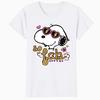 Peanuts Snoopy Love So Fab Heart Shades Vintage Classic Comic Official Women's T-Shirt
