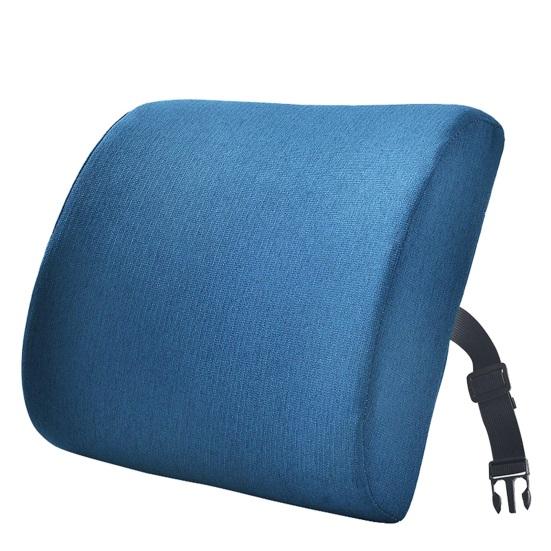 Back Cushion Super Soft Wear Resistant Cotton Flax Lumbar Pillow Memory Foam Seat Cushion for Home