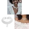 Baroque Pearl Necklace For Women Handmade Multilayer Geometric Design With Elegant Style