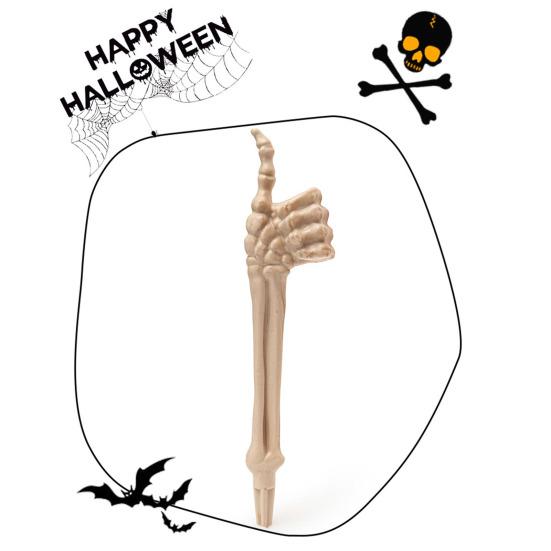 Halloween Skeleton Stake Decoration Realistic Skeleton Bones Design Easy To Install Creepy Hand Arm with Lawn Stakes