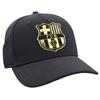 FC Barcelona Cap with Visor Baseball Cap 5001GBNO Black OSFM