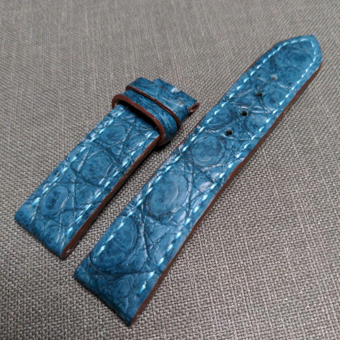 Used Watch strap 20mm Exotic leather Lug width 20mm Buckle width 18mm Flat
