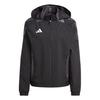 Womens/Ladies Tiro 24 3 Stripes Hooded Raglan Anorak