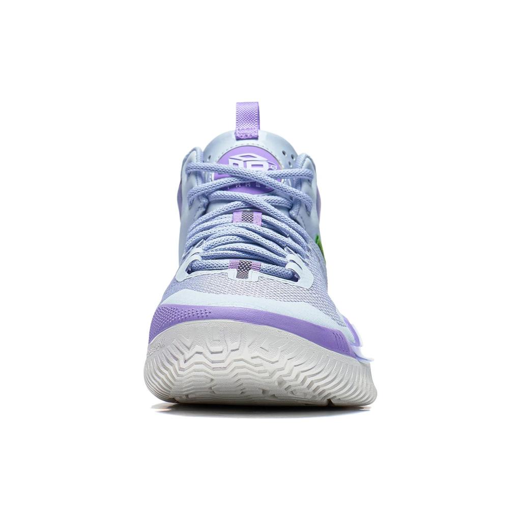 LiNing Badfive 3 Cushioning Anti-Slip And Wear-Resistant Low-Top Basketball Shoes Men's Blue Purple ABFT005-10