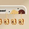 Non-Slip Hangers with Clips Multi-Clip Drying Rack Animal Claw Clip Clothes Hanger Wardrobe Organizer for Socks Underwear Home Dormitory Use