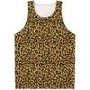 Unterhemd 3D-Druck Leopard Tanktop Für Herren Sommer Lässig Ärmelloses T-Shirt Tierhaut Grafik Sporttops