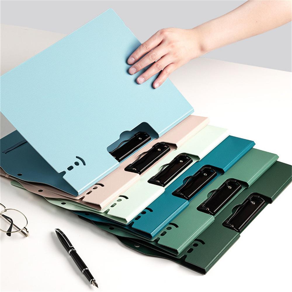 A4 Board Clip Folder Document Clipboard Writing Pad Document Holders Board Organizer Memo Clip School Stationery Office Supplies