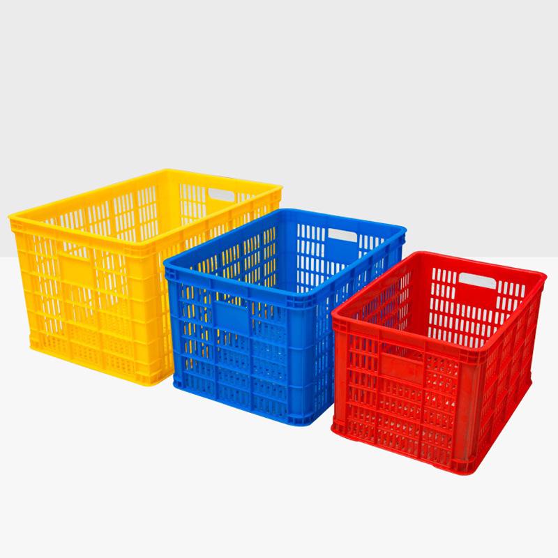 Large Rectangular Thick Plastic Basket for Vegetables and Fruits