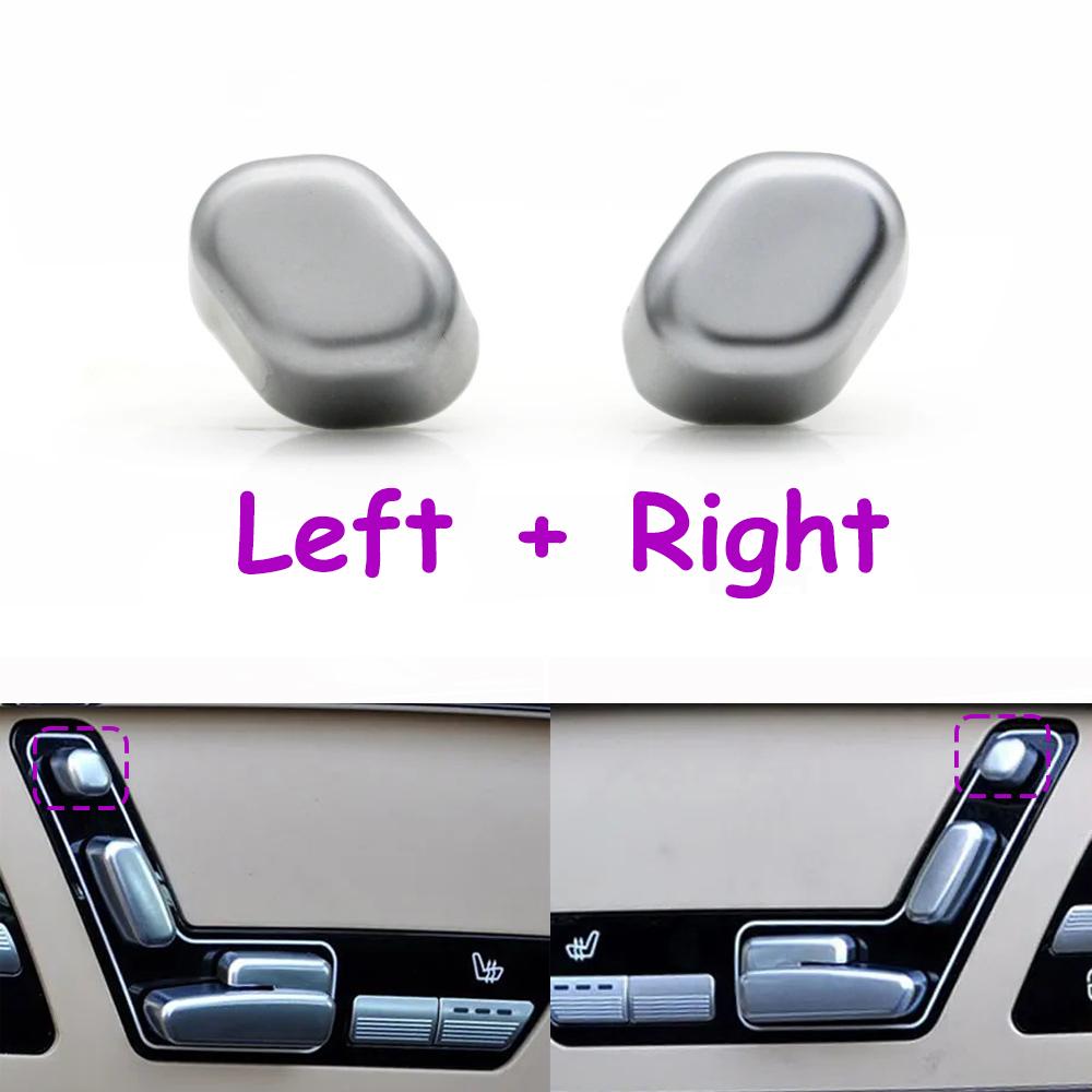 Front Left Right Seat Adjustment Switch Button Headrest Control Knob Button Cover For BENZ AMG S CL Class W221 W216 2006-2013