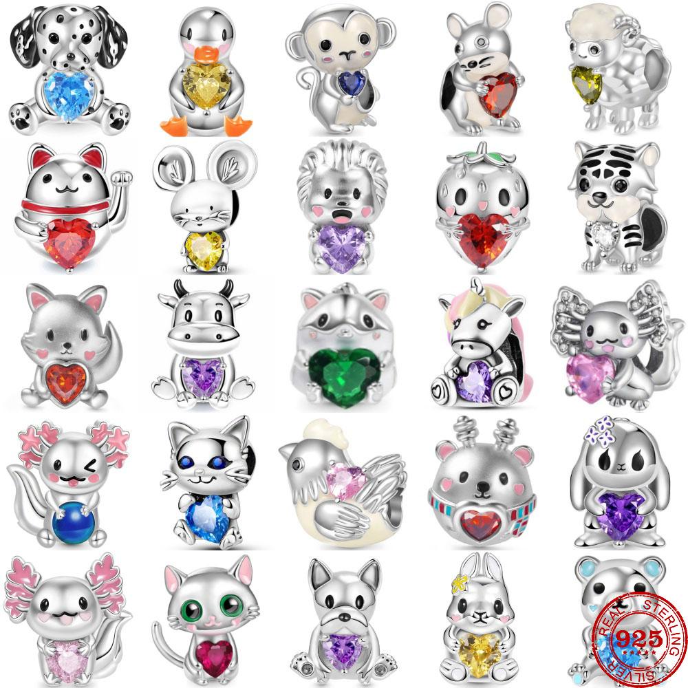 High Quality Fine Copper Metal Compatible With Authentic Original Bracelet High Quality Fine Jewelry Europe Cute Cartoon Doll Series Dangle Charm