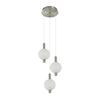 Lampa Wisząca Lenti Led Czarny  Alu Italux Pnd-83631-3-Sc-Wh
