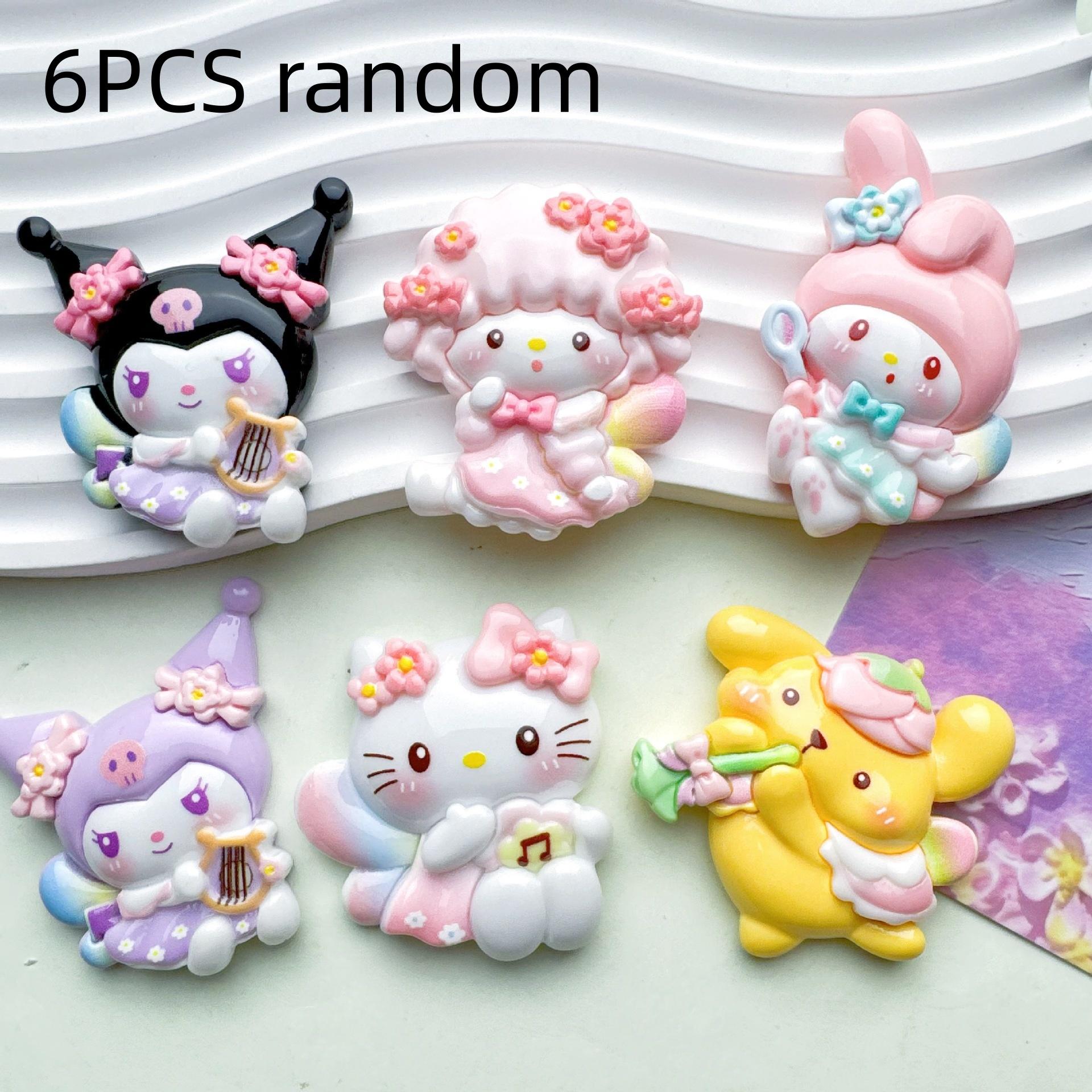 

6/12PCS Series refrigerators, phone cases, hair accessories, perforated shoes, DIY accessories, patch resin materials