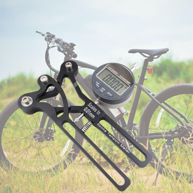 Aluminum Alloy Bicycles Tension Meter Mountain Bike Spokes Checker Indicators