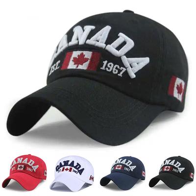 I Love Canada Letter Embroider Baseball Cap Snapback Hat For Men Women Dad Hat Embroidery Casual Hats Casquette Hip Hop Caps