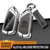 Car TPU Zinc Alloy Key Case Bag Car Key Chain Metal Key Shell for Volkswagen VW GTD Magotan Golf 8 MK8 ID.3 ID.4 ID.6 Accessorie