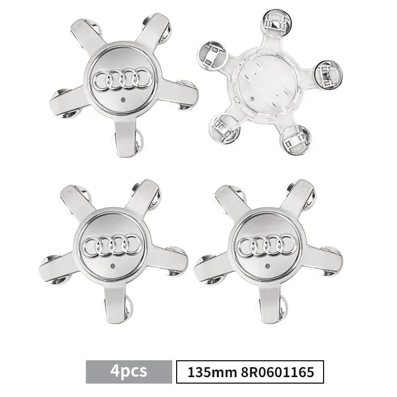 4pcs 60mm 61mm 68mm 69mm 135mm 146mm Wheel Center Cap Hub Covers Badge 4B0601170 for 2x1 A3 A4 A5 A6 A7 A8 S4 S6 Accessories 6q