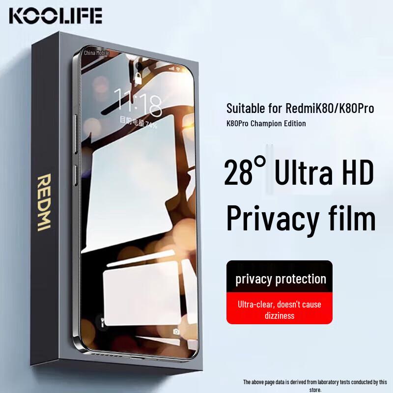 KOOLIFE Tempered Glass Screen & Lens Protectors for Redmi Phones