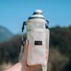 Meshes Water Bottle Holder Sleeve Water Bottle Carriers Bag for Clear Hydrations Monitoring Zippers Access Oxford Fabric