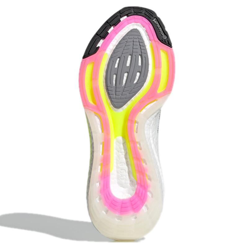 Adidas UltraBoost 21 'White Solar Yellow' Sneakers FY0377