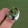 Kupfer Rubin Zoisit Ring 925 Sterling Silber Ring Edelsteinring Handgemachter Silberschmuck Geburtssteinring Hochzeitsgeschenke Erhältlich in Ringgröße