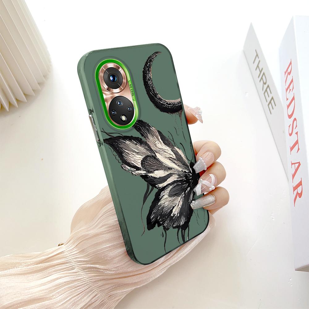 Painted Pattern Colorful Sliver Double Sided Hard Shell Shockproof Anti-fall Phone Casing for Huawei Honor Infinix Tecno iPhone