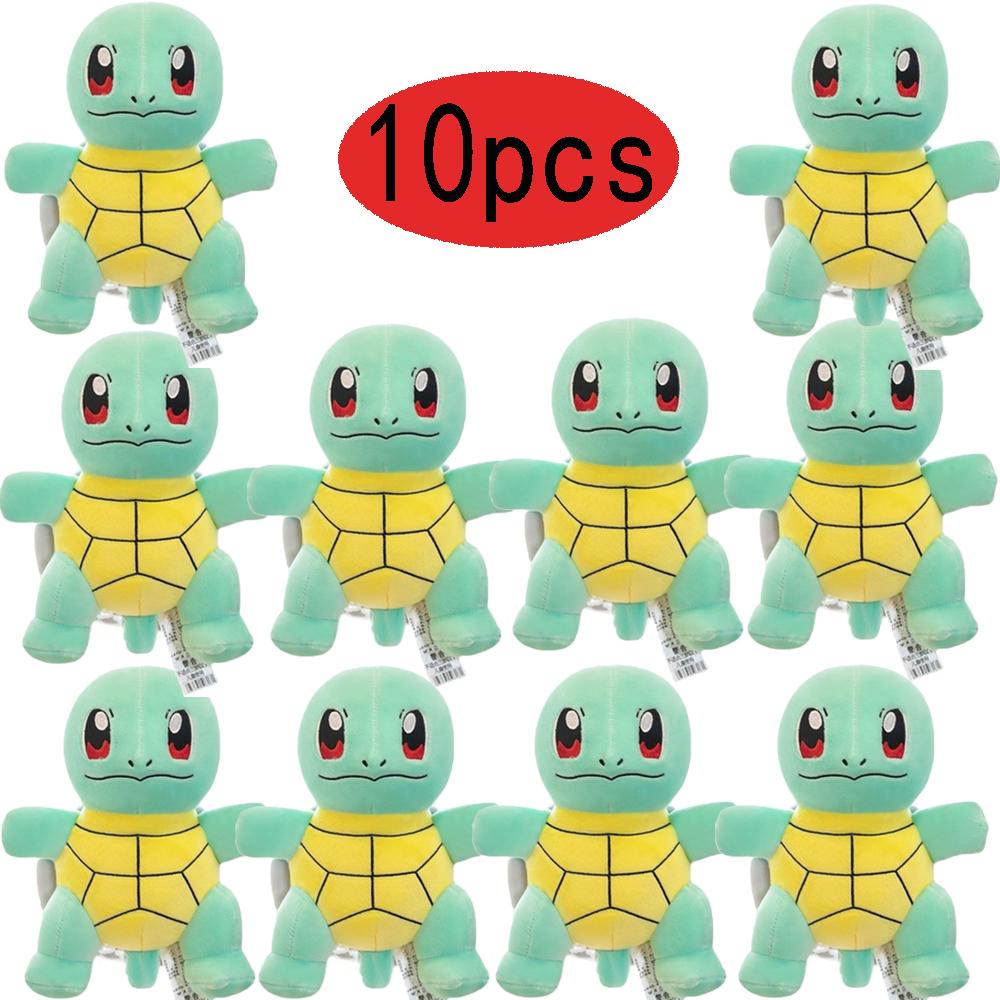 1-10pc POKEMON Original Plush Toy Gengar Pikachu Kawaii Charizard Genuine Plush Doll Soft Cute Cartoon Piplup Playthings for Kids Gift