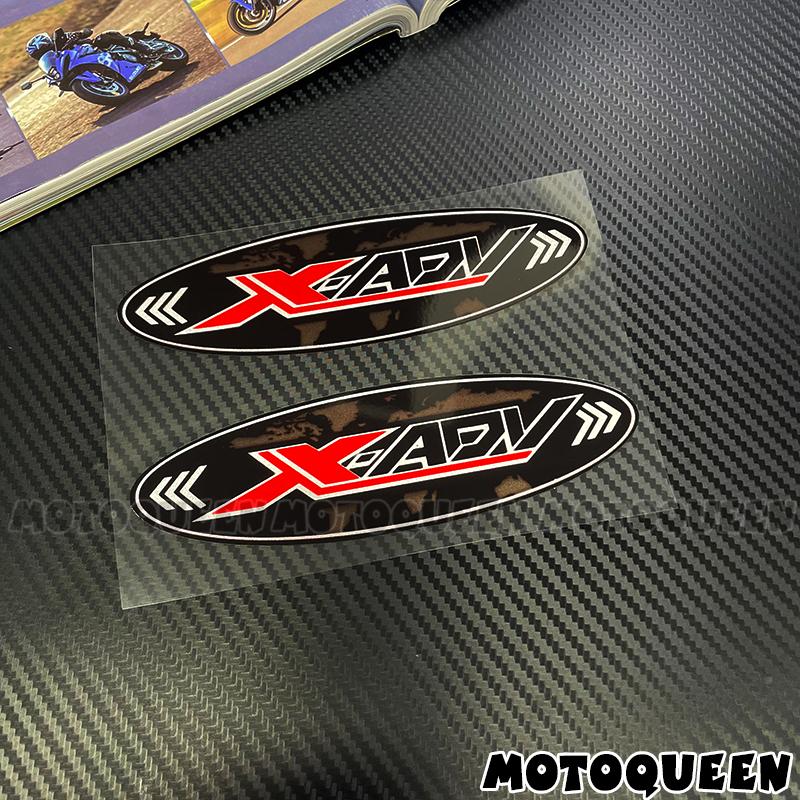 

For Honda XADV750 X ADV XADV 750 Motorcycle Fairing Body Tank Side Emblem Label Logo Decoration Reflective Decals Stickers Length 15CM