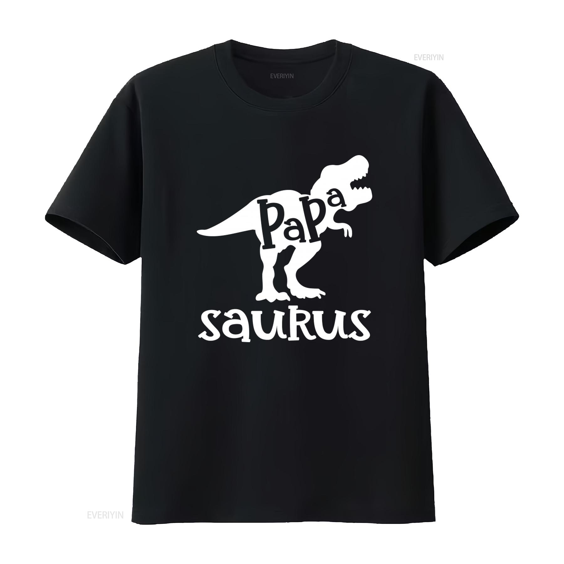 

Sweet Papasaurus Dinosaur T Shirt Cotton Perfect Idea For Every Dad Hell Love vintage Washed Soft Casual Top For Everyday Wear 4XL