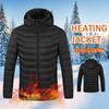 Thermal Winter Electric Usb Padded Coat Battery Heated Hoodie Jacket Warmer Body