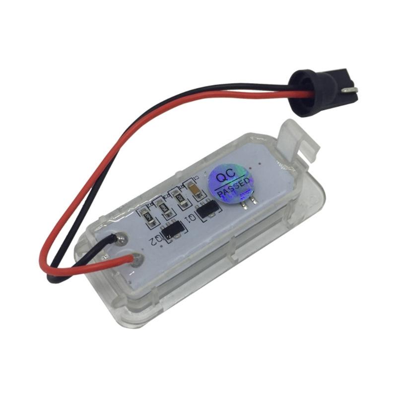 1 pereche ansamblu de lumină pentru plăcuță de înmatriculare cu LED complet alb-xenon pentru lampă pentru plăcuța de înmatriculare Focus 5D Mondeo Fiseta 6500K CAN-bus 12V