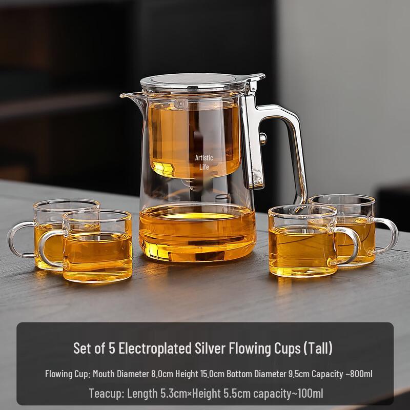 Handun 800ml Glass Infuser Teapot Set