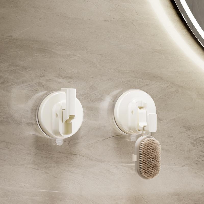 

Reusable Suction Cup Hook Waterproof Wall Mount Hooks Punch-free Kitchen Bathroom Towel Robe Coat Clothes Hanger Hook Accessorie
