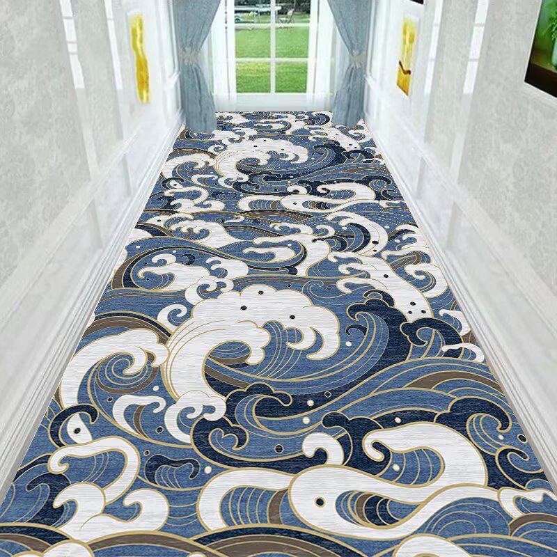 

Modern Home Corridor Decoration Carpet Light Luxury Soft Stairway Non-slip Long Rug Large Size Entryway Aisle Mat Easy Cleaning 160*200cm