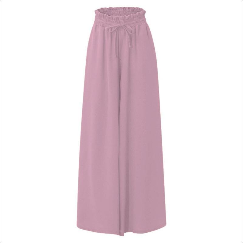 Women's Fashion Casual Solid Color Print Pants & Capris