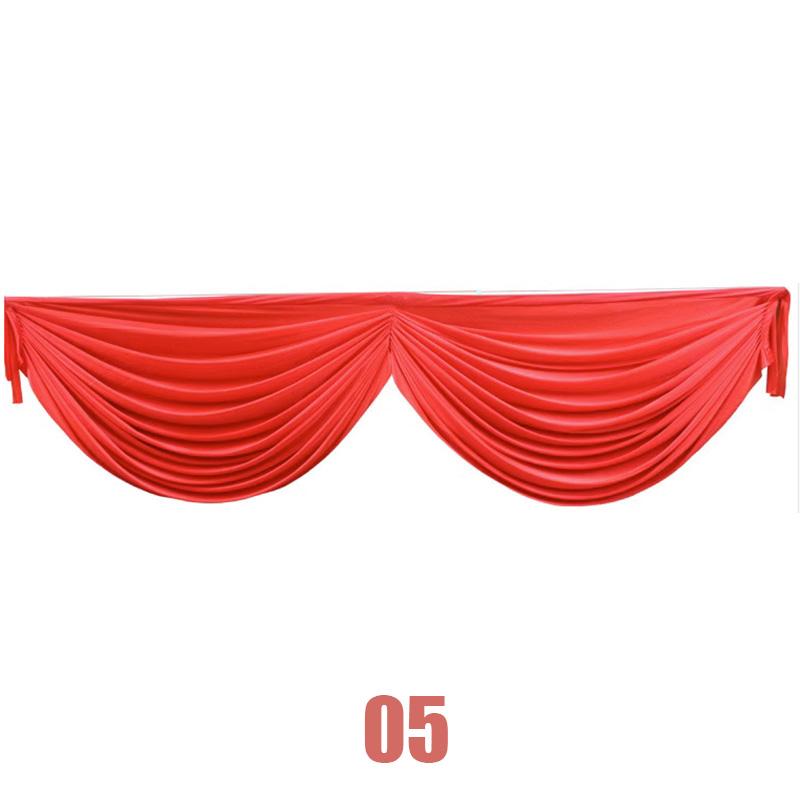 3M Wedding Background Curtain Swag Xmas Event Party Valance Curtain Drape Panel Wedding Backdrop Stage Background Decor