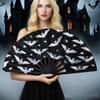 33cm Plastic Kung Fu Fan Halloween Party Decoration Prop Durable Lightweight Portable Gift For Cosplay Events